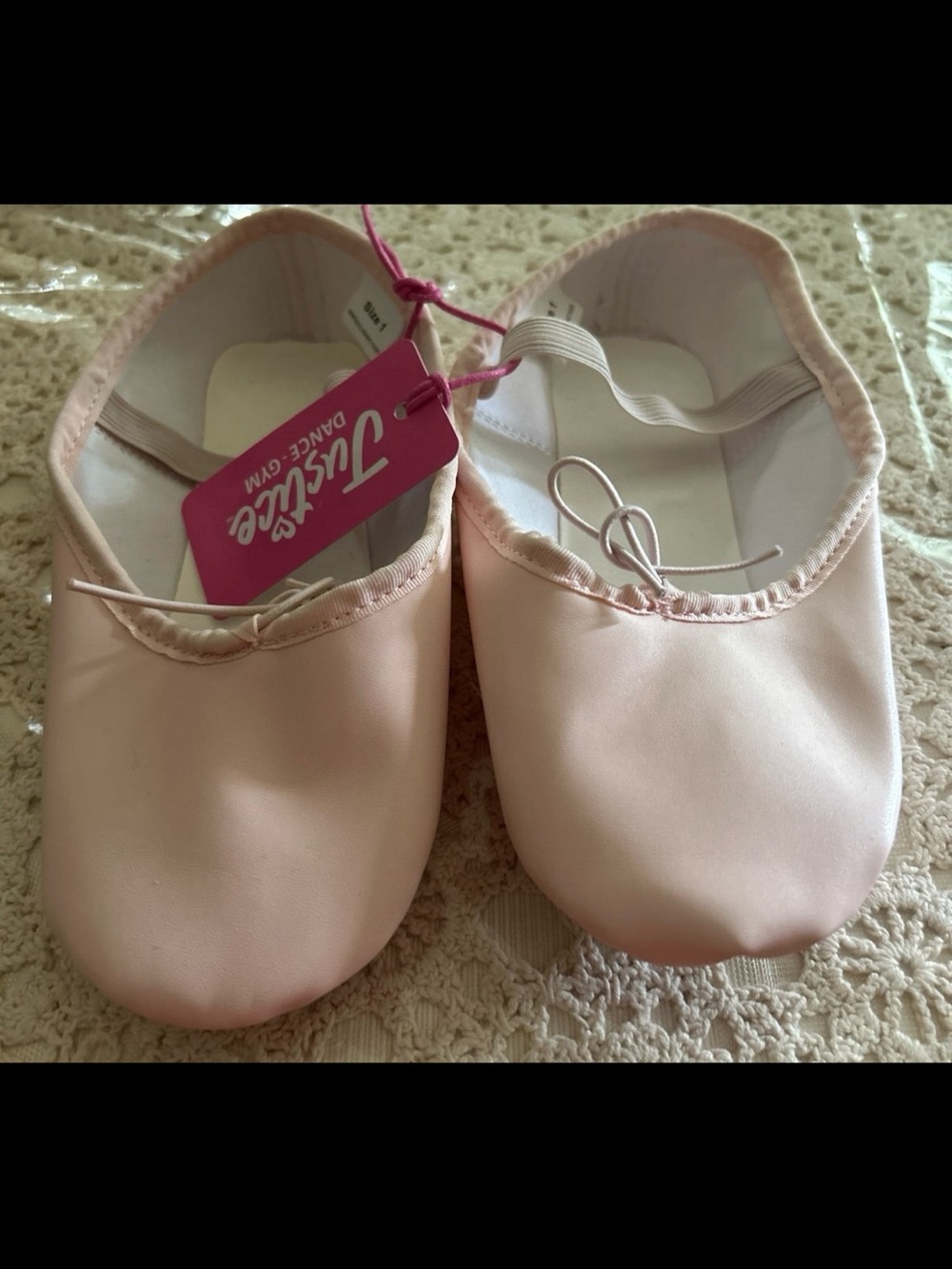 Justice Pink Ballet Slippers for Kids